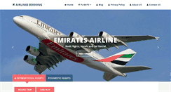 Desktop Screenshot of airlinesbooking.net